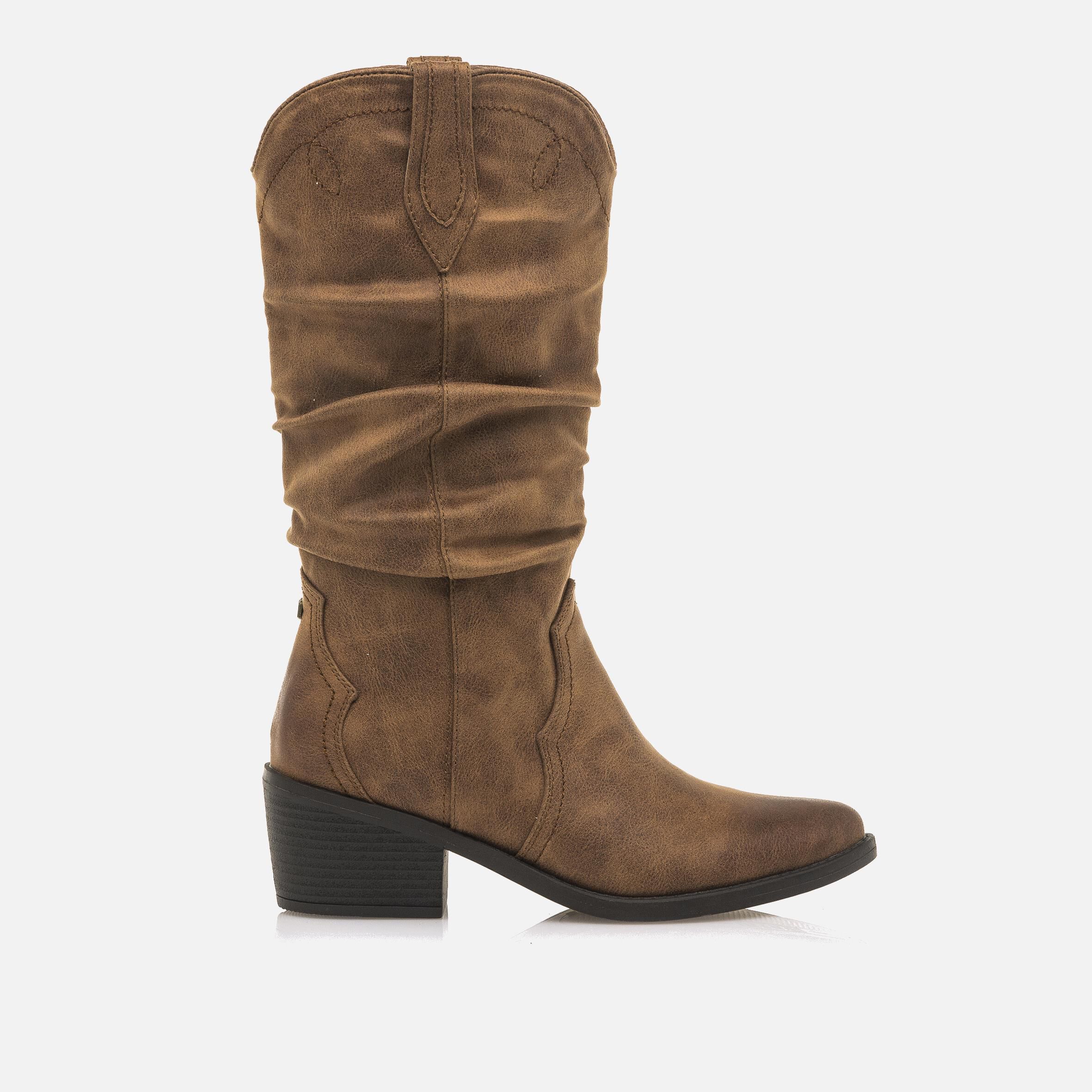 Botas cowboy mustang negras sales